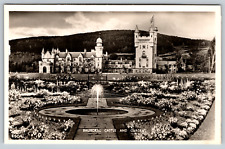RPPC Balmoral Castle and Gardens England UK Britain Vintage Postcard picture