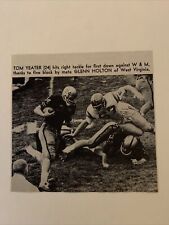 Tom Yeater Glenn Holton West Virginia 1963 S&S Football Pictorial CO Panel picture