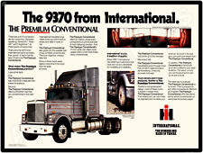 1984 International Trucks New Metal Sign: Model 9370 Premium Conventional Pic picture