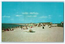 c1960 Bathing Swimming Public Beach Watch Hill Rhode Island RI Unposted Postcard picture