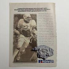 Vintage Russell Athletic Clothing and Diamond Magazine Print Ads 1993 Color picture
