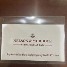 Marvel's Daredevil Business Card Nelson & Murdock  Charlie Cox picture