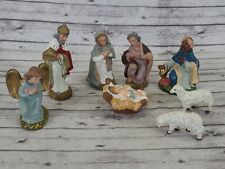 Vintage Small Nativity Set Hand Painted In Japan picture