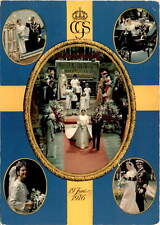 King Carl XVI Gustaf, Queen Silvia, Sweden, Royal Wedding, June 19 197 Postcard picture