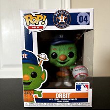 Rare Funko Pop 04 MLB Houston Astros Orbit Mascot Vaulted 2019 with protector picture