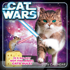 Sellers Publishing Cat Wars 2024 Mini Calendar w picture