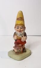 Vintage Gnome Candle Goebel Co-Boy Look-A-Like Wax Candle Gnome w/ Crock picture