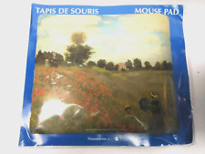 NEW FRENCH CLAUDE MONET ART REPLICA ANTI-SLIP MOUSE MAT PAD IN SEALED PACKAGE picture