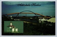 Ashtabula Harbor Conrail Coal Conveyer Ohio VINTAGE Postcard picture
