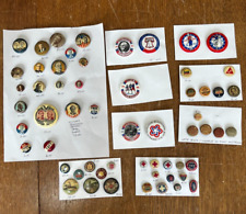 Lot of Antique & Vintage Pinbacks _ Presidential , Red Cross, Military, & More picture