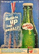 1962 Bubble Up Soft Drink Bottle Ice Cold Bubble Up pa-zazz Vintage Print Ad picture