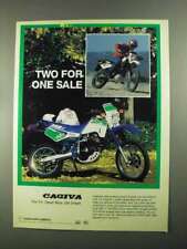 1988 Cagiva T-4 Motorcycle Ad - Two For One Sale picture