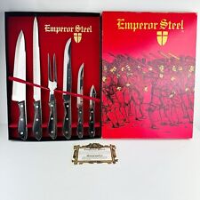 Emperor Steel 6 piece cutlery set Vintage Surgical Stainless Steel NEW IN BOX picture