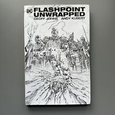 Flashpoint Unwrapped Hardcover HC Geoff Johns Andy Kubert DC Flash B&W Pencils picture