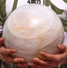 Customized White Petalite Quartz Sphere Large Crystal Ball Chakra Healing Stone picture