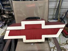 Chevy Metal Toolbox Go Boxes GM Chevrolet Bowtie Display Sign Goboxes picture