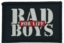 Bad Boys For Life Funny Military Action Movie Patch 3x2 Inch Hook Backing picture
