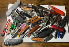 Lot Of TSA Folding Pocket Multi Tools 9+ LBS Variety Mix Knives Assorted TSA picture