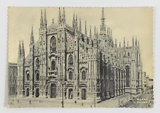 Il Duomo Milan Italy Postcard The Cathedral Posted 1954 Vintage picture