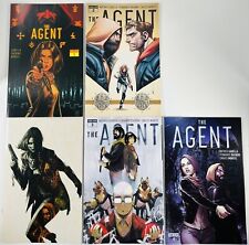 LOT OF 5 THE AGENT #1-4 COMPLETE RUN + INCENTIVE VARIANT #1 ABLAZE picture