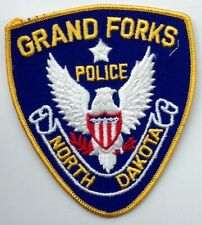 Obsolete vintage US USA Grand Forks North Dakota Police cheesecloth patch picture