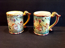 Vintage Cherub Mugs-Set of 2 READ Condition picture