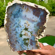 3.35LB Natural Ocean Jasper Crystal Slice Large Specimen Healing- Museum Grade picture
