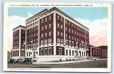 Postcard YMCA Building Newberry and West Philadelphia in York Pennsylvania c1928 picture