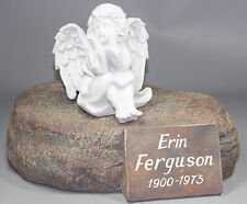 Angel of Grief Urn Cremation Statue Human Ashes Unique Remembrance Memorial Gift picture