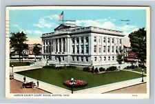 Kenton OH, Hardin County Courthouse, Ohio c1945 Vintage Postcard picture