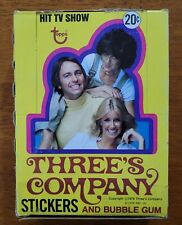1978 Topps Three's Company Trading Cards Wax Box - 36 Factory Sealed Packs picture