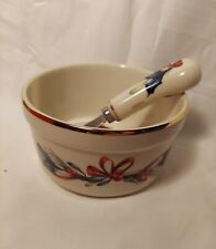 Lenox Winter Greetings Dip Bowl W/ Spreader New In box picture