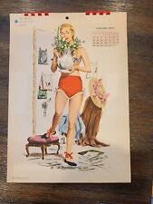 Vintage 1947 Esquire Girl Calendar 12-Mo. J. Frederich Smith pinup  picture