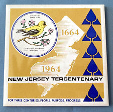 Vintage 1964 New Jersey Tercentenary Trivet or Display Tile picture