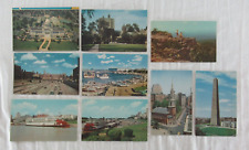 American Icons Postcards Mixed Lot of 9 UNUSED Chicago Memphis Yale Vintage picture