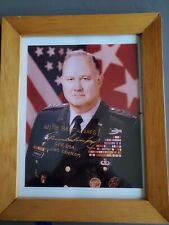 RARE SIGNED NORMAN SCHWARZKOPF SIGNED print - U.S. Army Framed. picture