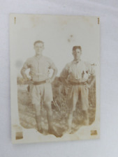 Antique Photo Of Two Soldiers Jock & Clemens, WW1 North Africa Campaign picture