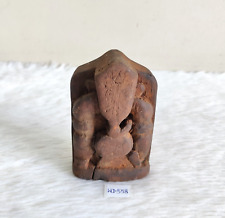 Antique Handmade Lord Ganesha Ganesh Figure Statue Wooden Old Collectible WD558 picture