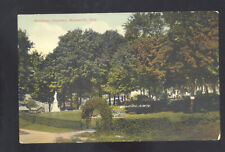 WADSWORTH OHIO WOODLAWN CEMETERY 1910 VINTAGE POSTCARD picture