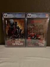 King Spawn #5B CGC 9.8; Scorched #1F CGC 9.6; Key issue; CGC slab lot picture