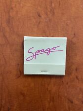 Vintage Matchbook: “Spago” Full UNSTRUCK picture