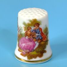 RARE Vintage Toulon France Porcelain Thimble picture