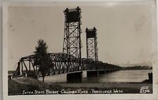 Vancouver Washington Inter State Bridge RPPC Columbia River picture