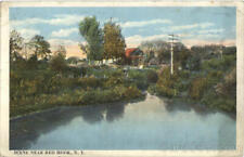 1920 Scene Near Red Hook,NY Dutchess County New York Antique Postcard 1C stamp picture