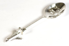 RARE NASA JSC Johnson Space Center Silver Plated Columbia Space Shuttle Spoon picture