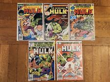 Lot Of 5 Bronze Age Incredible Hulk Annuals picture