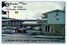 c1950's Eureka Travel Lodge Cars Office Roadside Eureka California CA Postcard picture