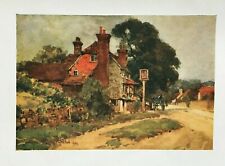 Hatfield - Sussex - Antique Print 1913 picture