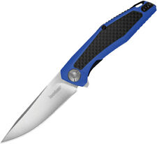 Kershaw Atmos Blue G10 Carbon Fiber Satin Stainless Folding Knife 4037BLU picture