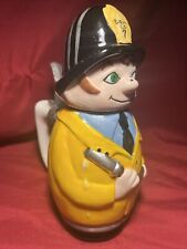 Vintage MSR Imports Engine Co. 7 Fireman Stein Beer Mug Yellow Jacket 8.5” Tall picture